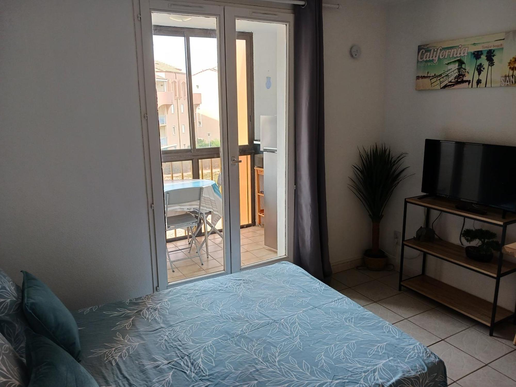 Appartement Vue Mer, Acces Direct Plage, Parking Privatif Le Barcarès Exteriör bild